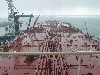 Deck of a Crude Oil Tanker